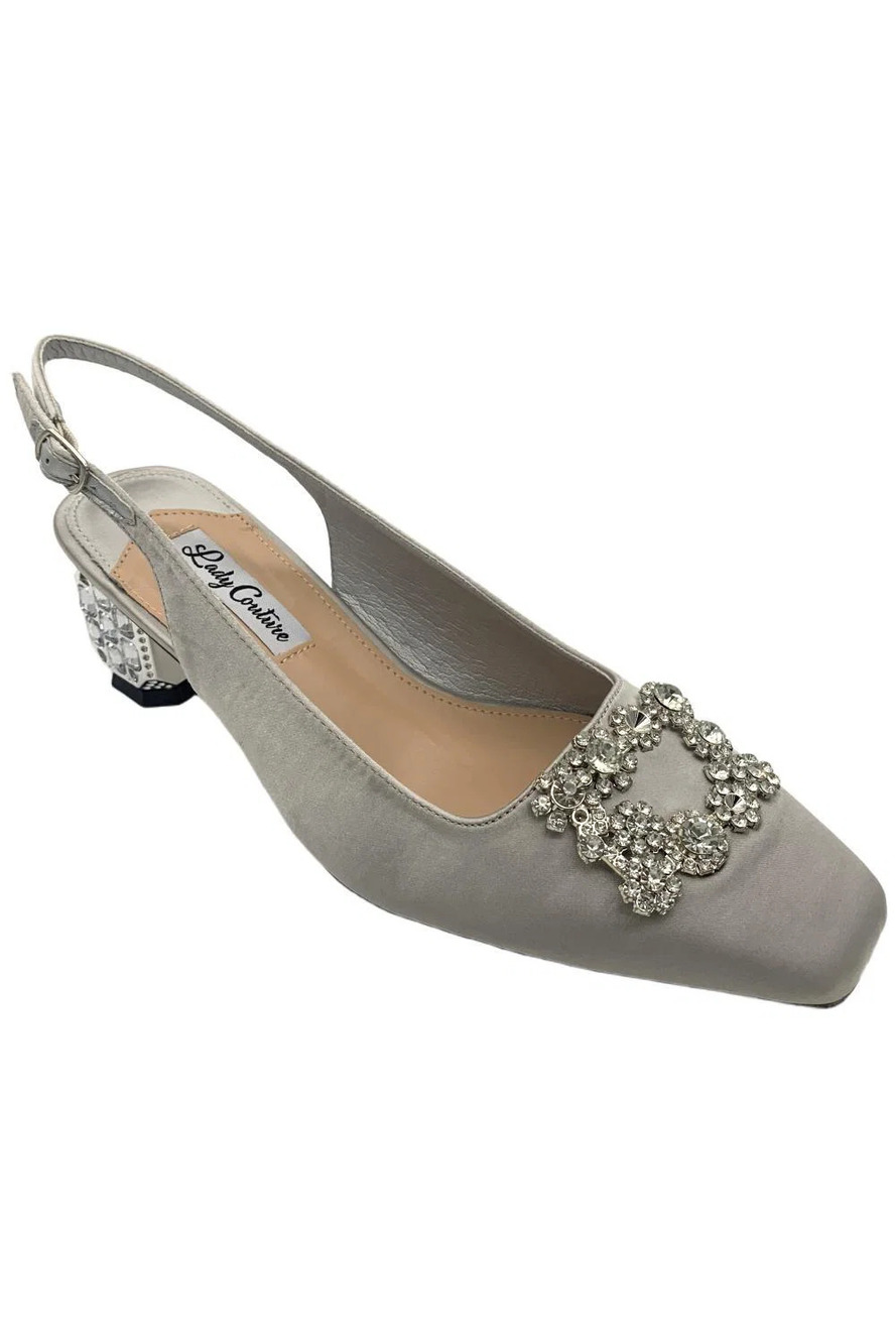 Lady Couture of NY Women's Precious Heels Silver - Medium